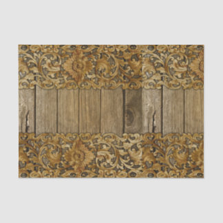 Papel De Seda Russo,floral,entalhes,madeira,antiga,shabby,chic,e