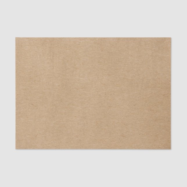 Papel De Seda Rustic Kraft Simples e Elegante Boho (Frente )