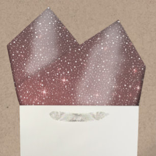 Papel De Seda Rustic Watercolor Galaxundy Stars Snow