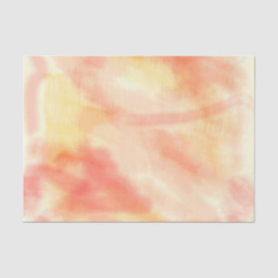 Papel De Seda Rustic Watercolor Red, Orange e Yellow