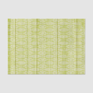Papel De Seda Rustic Wood Green Damask Shabby Cottage Chic