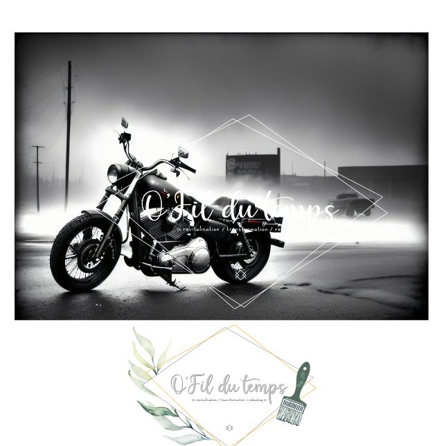 Papel De Seda Rusty old bike v5 post-apocallyptic Tissue paper (Criador carregado)