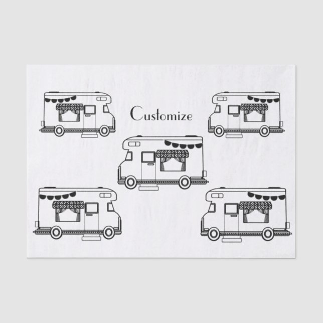 Papel De Seda RV Camper Caravan Thunder_Cove (Frente )
