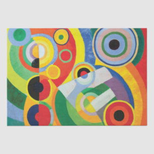 Papel De Seda Rythme, Joie de Vivre por Robert Delaunay