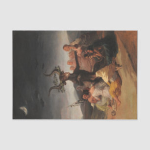 Papel De Seda Sabá de bruxas por Francisco de Goya