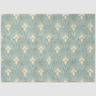 Papel De Seda Sage Green,creme,padrão de deco de arte,vintage,r