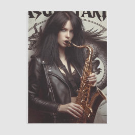 Papel De Seda Sagitário Zodiac Musico Saxofone Dissociação Sagit