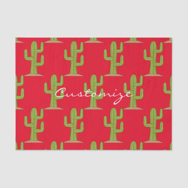Papel De Seda Saguaro Cactus Thunder_Cove (Frente )