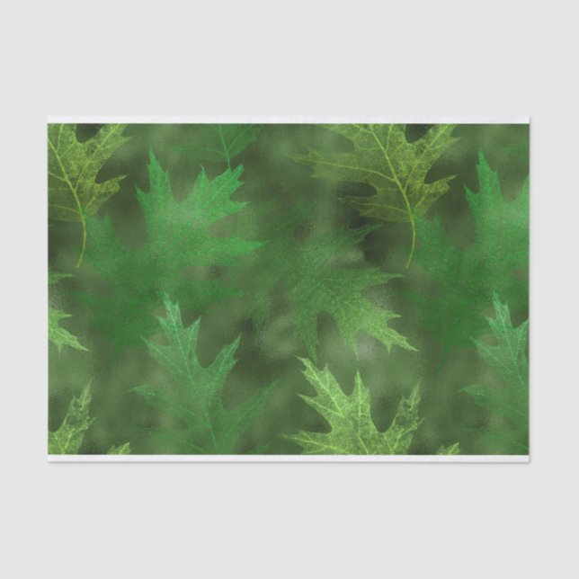 PAPEL DE SEDA SAÍDAS VERDES DO OUTONO (Frente )