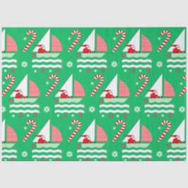 Papel De Seda Sailing Nautical Christmas Holiday Gift