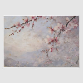 Papel De Seda Sakura Aquarela Decoupage 