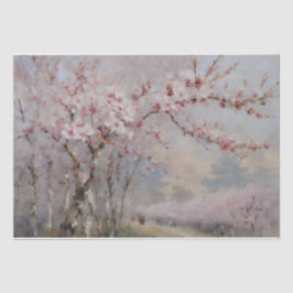 Papel De Seda Sakura Aquarela Decoupage 