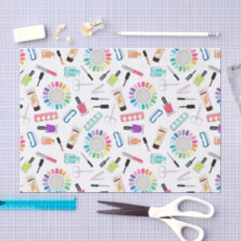 Papel De Seda Salão de Beleza Manicure Pedicure Unhas