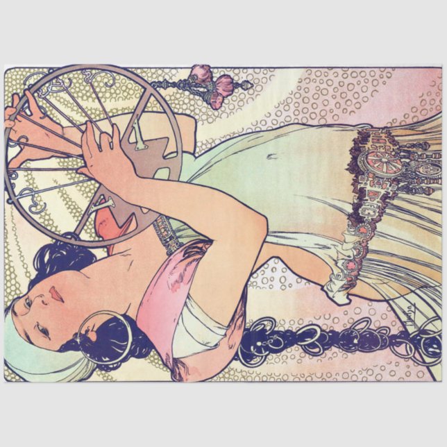 Papel De Seda Salomão, Alphonse Mucha (Frente )