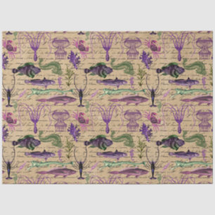 Papel De Seda Salt Witch Grimore - Design 17