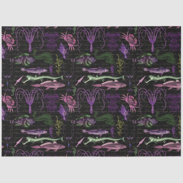 Papel De Seda Salt Witch Grimore - Design 19 (Frente )