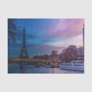 Papel De Seda Salto sobre torre Eiffel - Paris, França, Europa