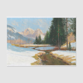 Papel De Seda Salzburger Alps-View, Desligamento do inverno