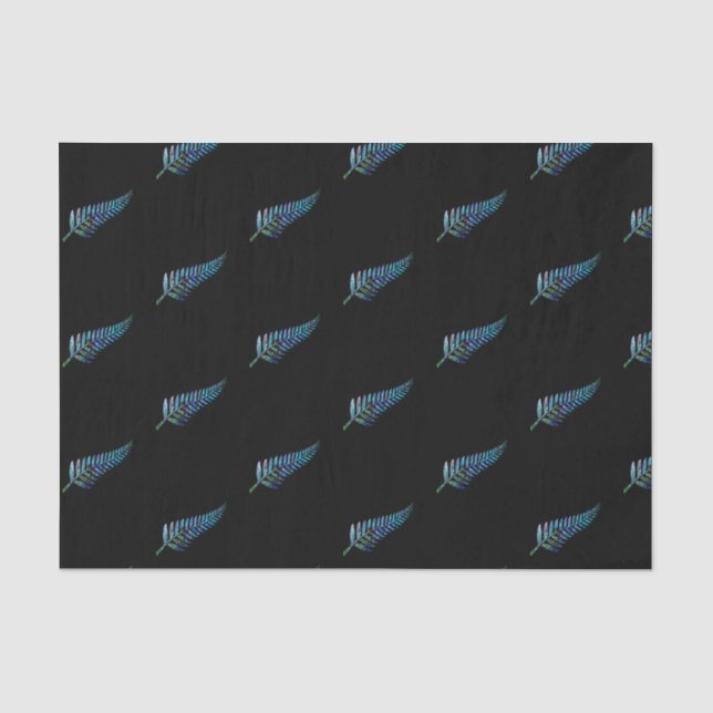 PAPEL DE SEDA SAMPAINHA DA NOVA ZELÂNDIA SIMPLES PAUA (Frente )
