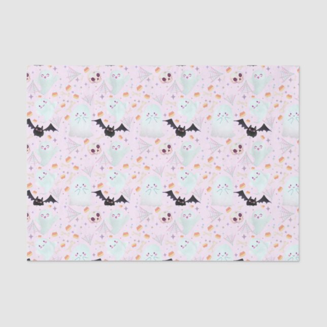 Papel De Seda sanduíche rosa assustador (Frente )