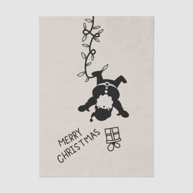 Papel De Seda Santa Distribution Gifts (Frente )