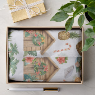 Papel De Seda Santa Surf Shack Havaí – “Mele Kalikimaka!” 