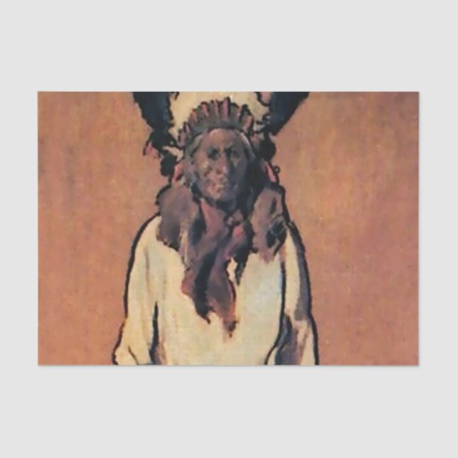 Papel De Seda “Santiago” Western Art by Gerald Cassidy (Frente )