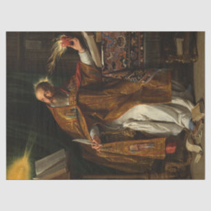 Papel De Seda Santo Augustine por Philippe de Champaigne
