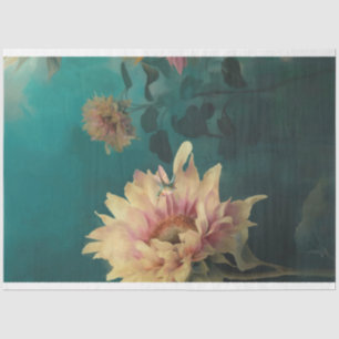Papel De Seda Santuário de Girassóis Beija-flor & Floral