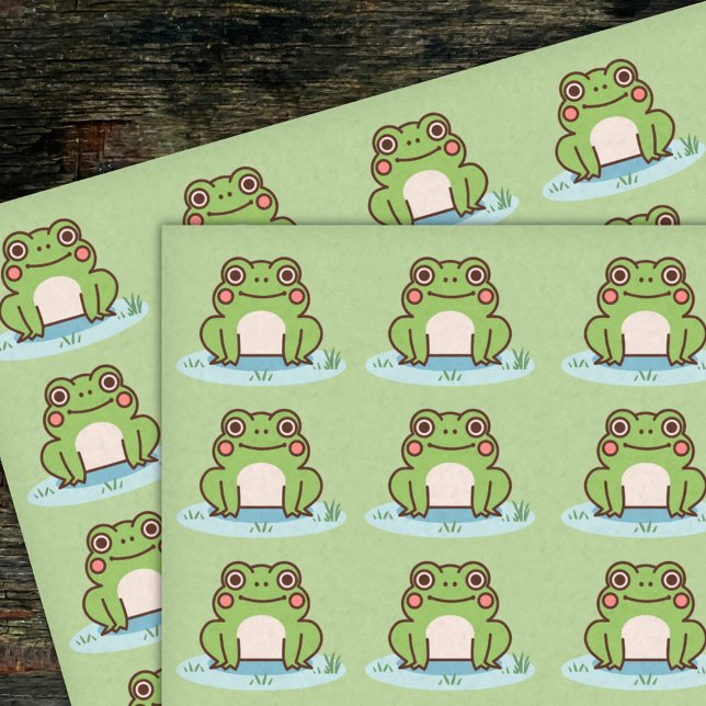 Papel De Seda Sapo (Cute Frog Tissue Paper)