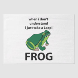 Papel De Seda Sapo Eu Só Tomar Um Sapo De Salto