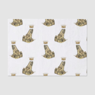 Papel De Seda Sapo Príncipe Magic Charm Ouro de Fantasia