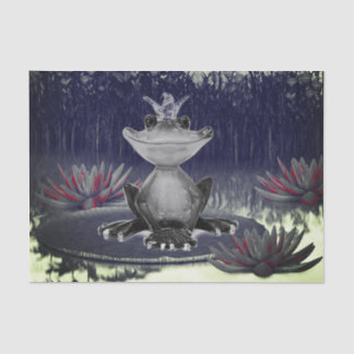 Papel De Seda Sapo Príncipe Presente Tecido