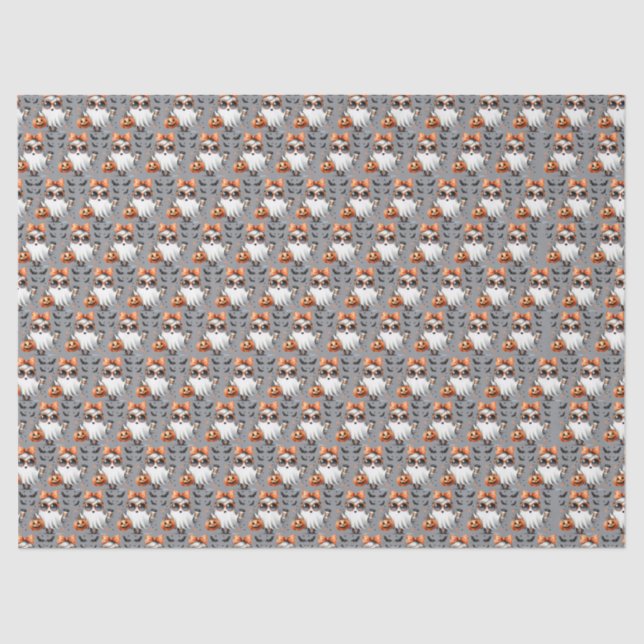 Papel De Seda Sassy Ghost Halloween (Frente )