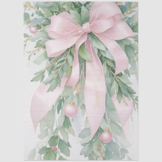 Papel De Seda Satin Fiducija Holly Greenerly (Frente )