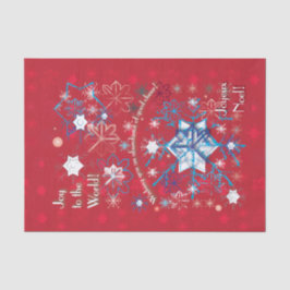 Papel De Seda Saudações Snowflake I