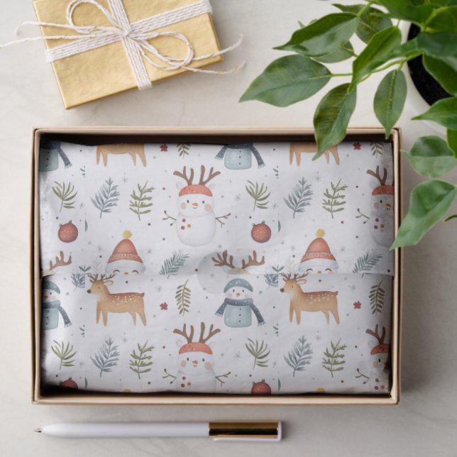 Papel De Seda Scandinavian Nordic Christmas (Presente)