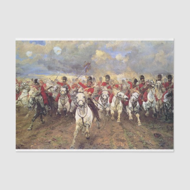 Papel De Seda Scotland For Ever (Cavaleiros Oficiais) (Militar) (Frente )