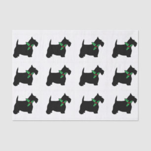 Papel De Seda Scottie e azevinho