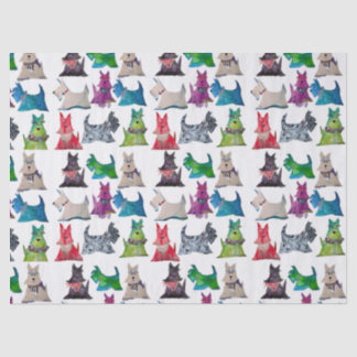 Papel De Seda Scotties Coloridos