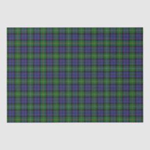 Papel De Seda Scottish Campbell Family Tartan Pattern