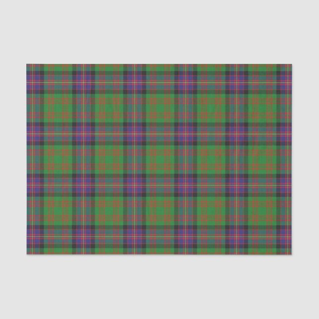 Papel De Seda Scottish Gifts Clan Cochrane Tartan (Frente )