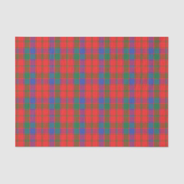 Papel De Seda Scottish Gifts Clan Donnachaidh Tartan (Frente )
