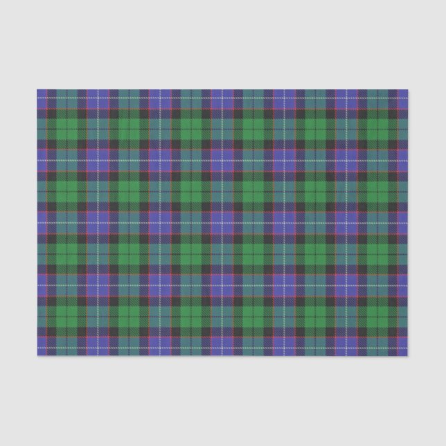 Papel De Seda Scottish Gifts Clan Galbraith Tartan (Frente )