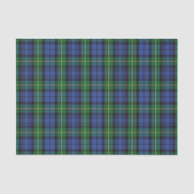 Papel De Seda Scottish Gifts Clan Gordon Tartan (Frente )