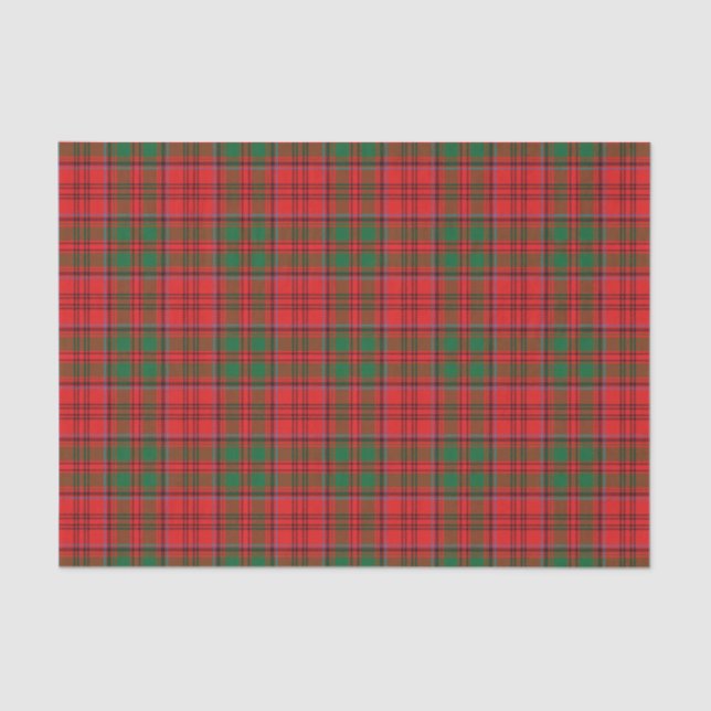 Papel De Seda Scottish Gifts Clan Grant Tartan (Frente )