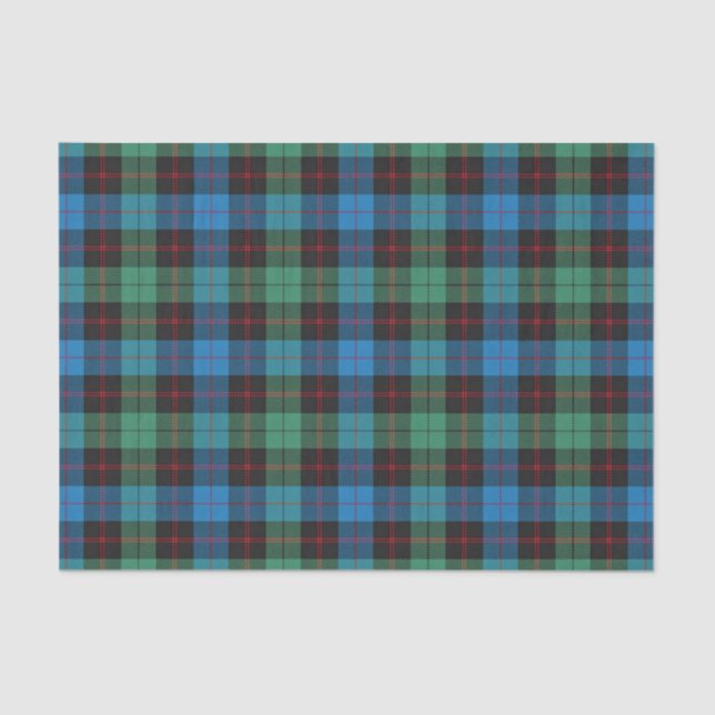 Papel De Seda Scottish Gifts Clan Guthrie Tartan (Frente )