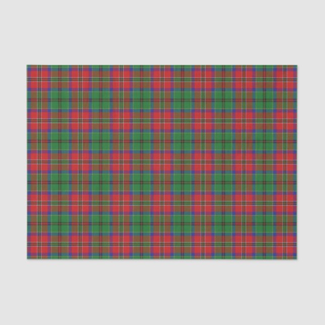 Papel De Seda Scottish Gifts Clan MacCulloch Tartan (Frente )