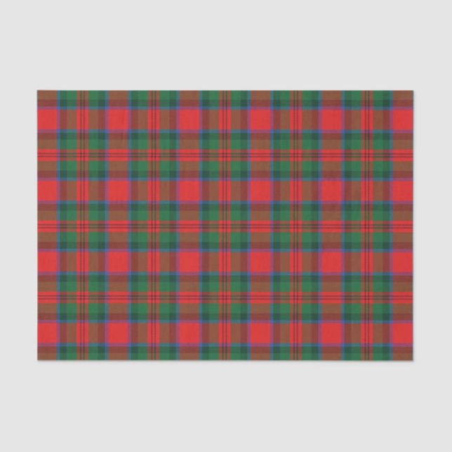Papel De Seda Scottish Gifts Clan MacDuff Tartan (Frente )