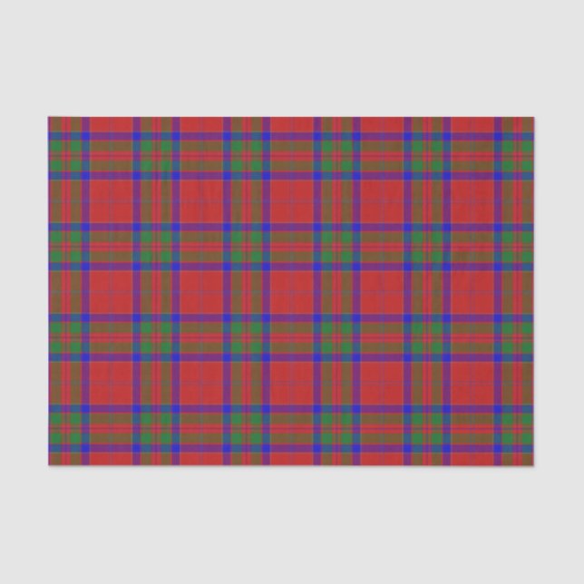Papel De Seda Scottish Gifts Clan MacGillivray Tartan (Frente )
